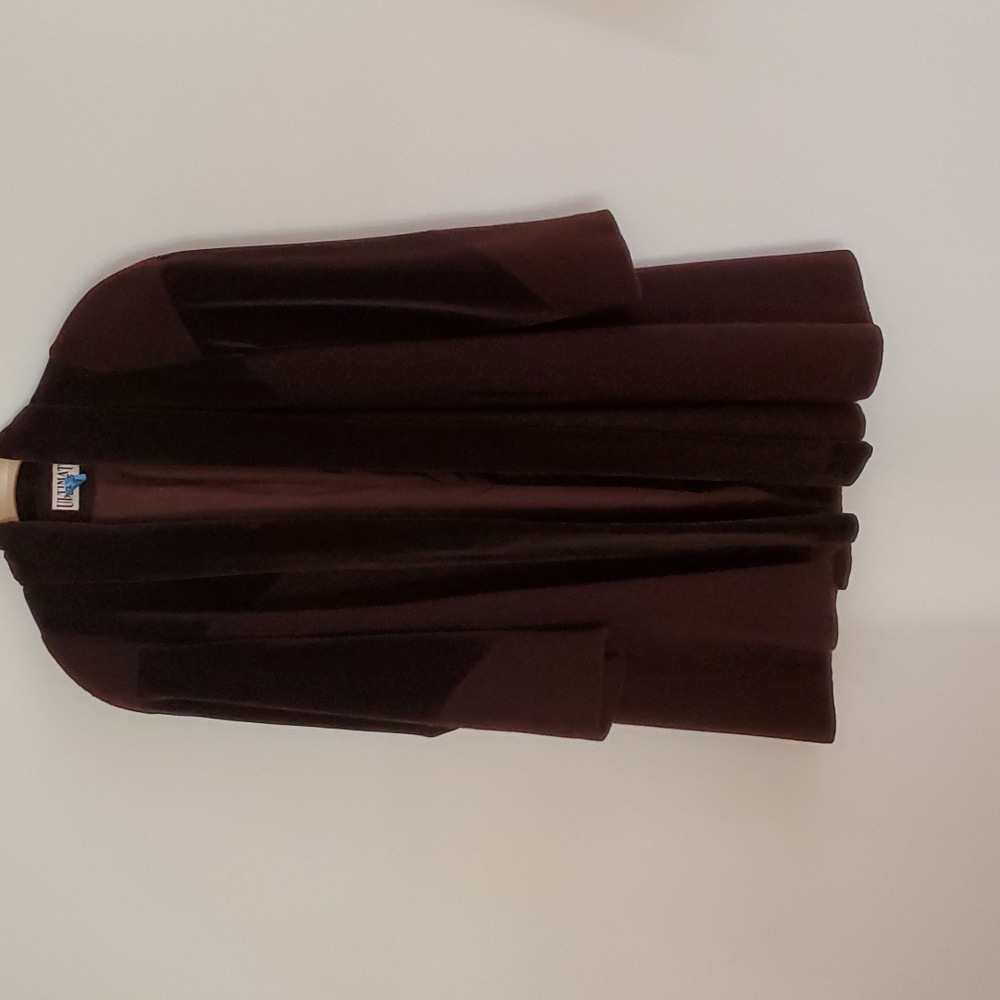 Brown wool and velvet coat, Swing Style